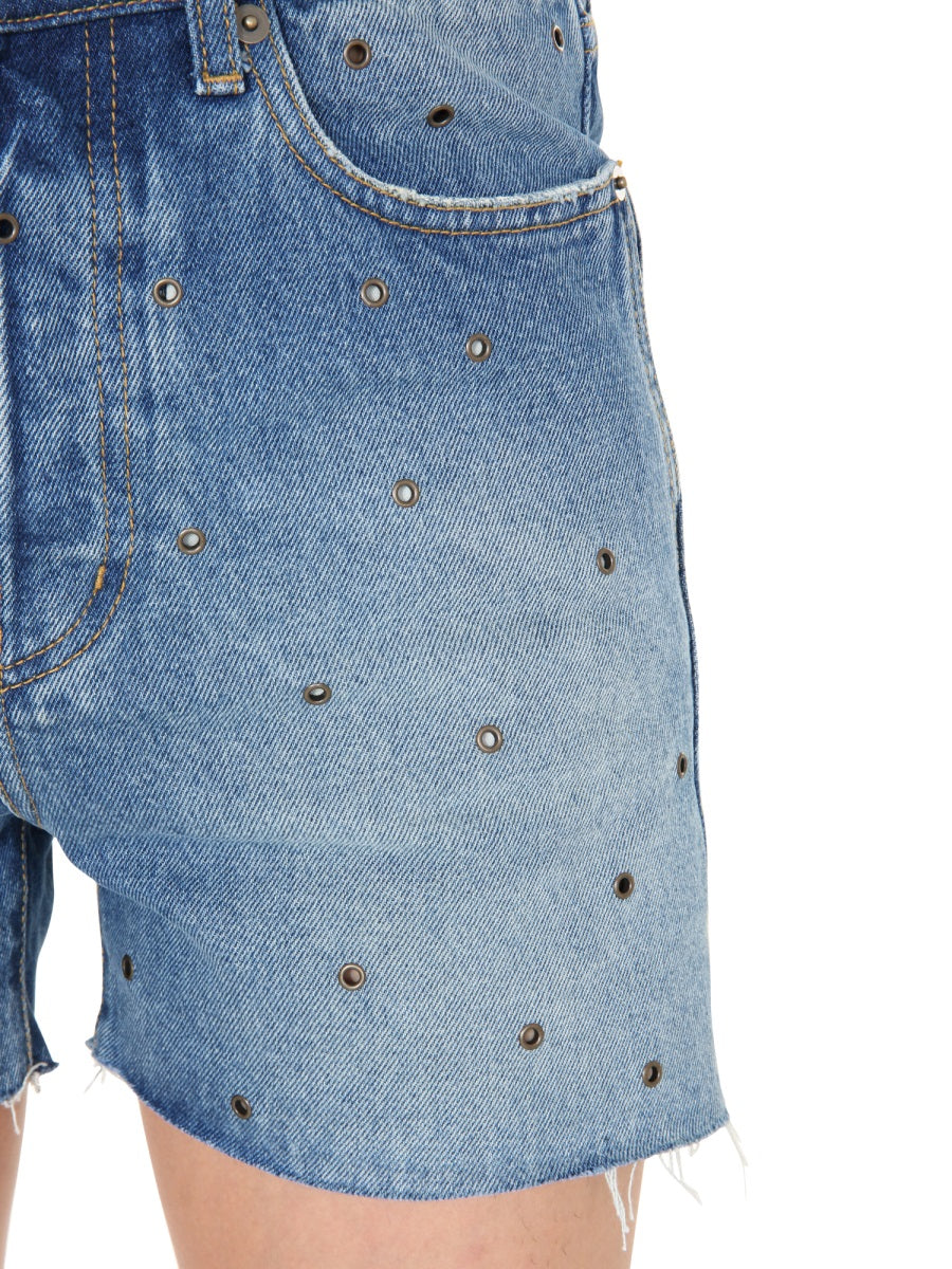 Saint Laurent Shorts - Light Blue | Wanan Luxury