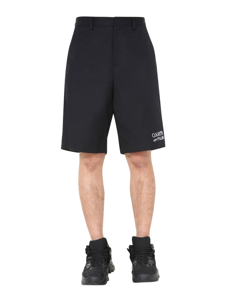 Marcelo Burlon Shorts - Black | Wanan Luxury