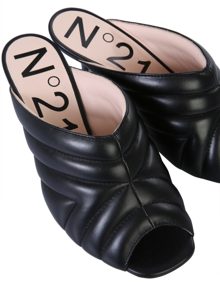 N°21 Sandals - Black | Wanan Luxury