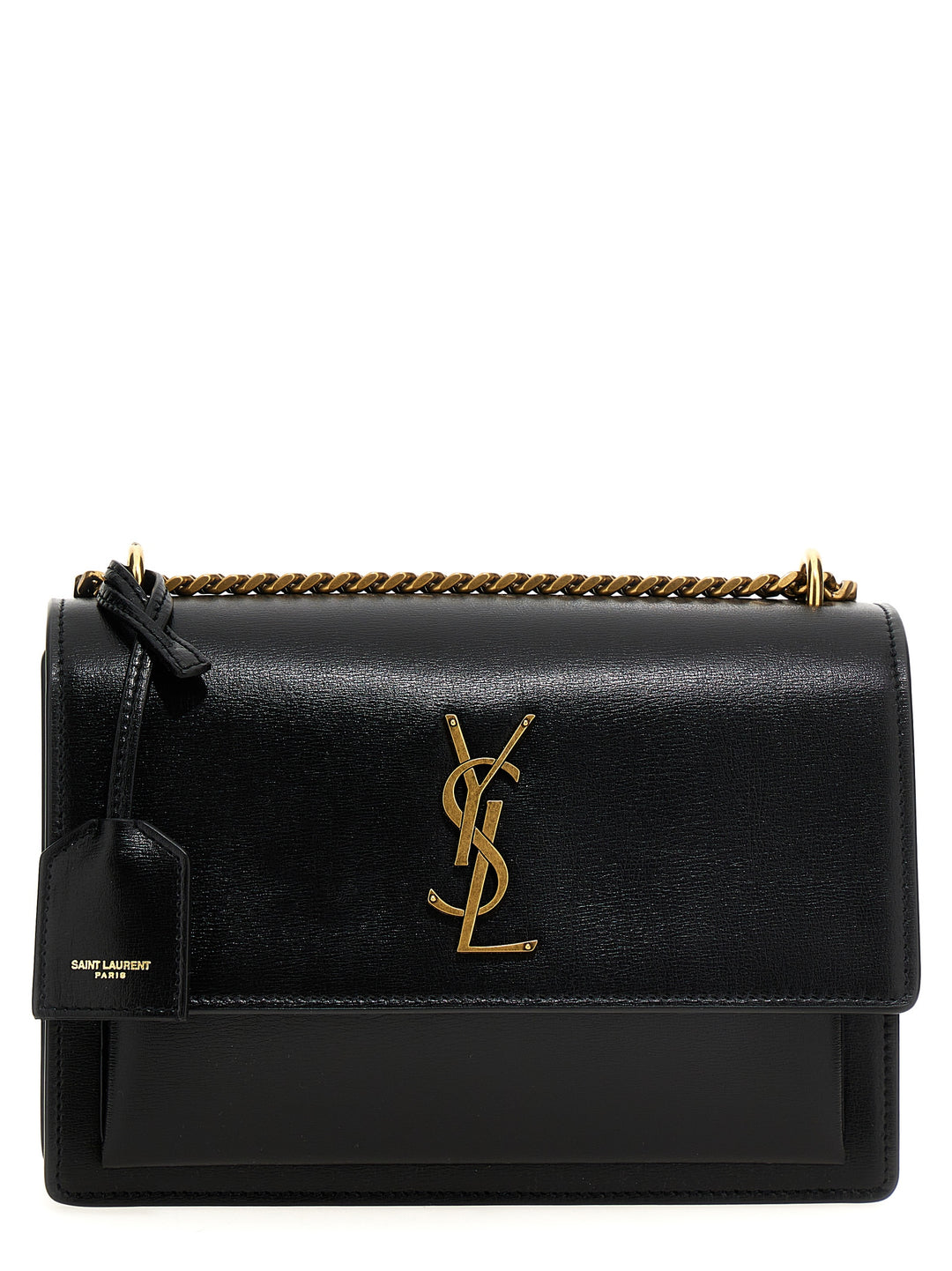 Saint Laurent Sunset Crossbody Bags - Black | 52ed1d201cd3c16ecbae8318e4e3cd25cc46b217
