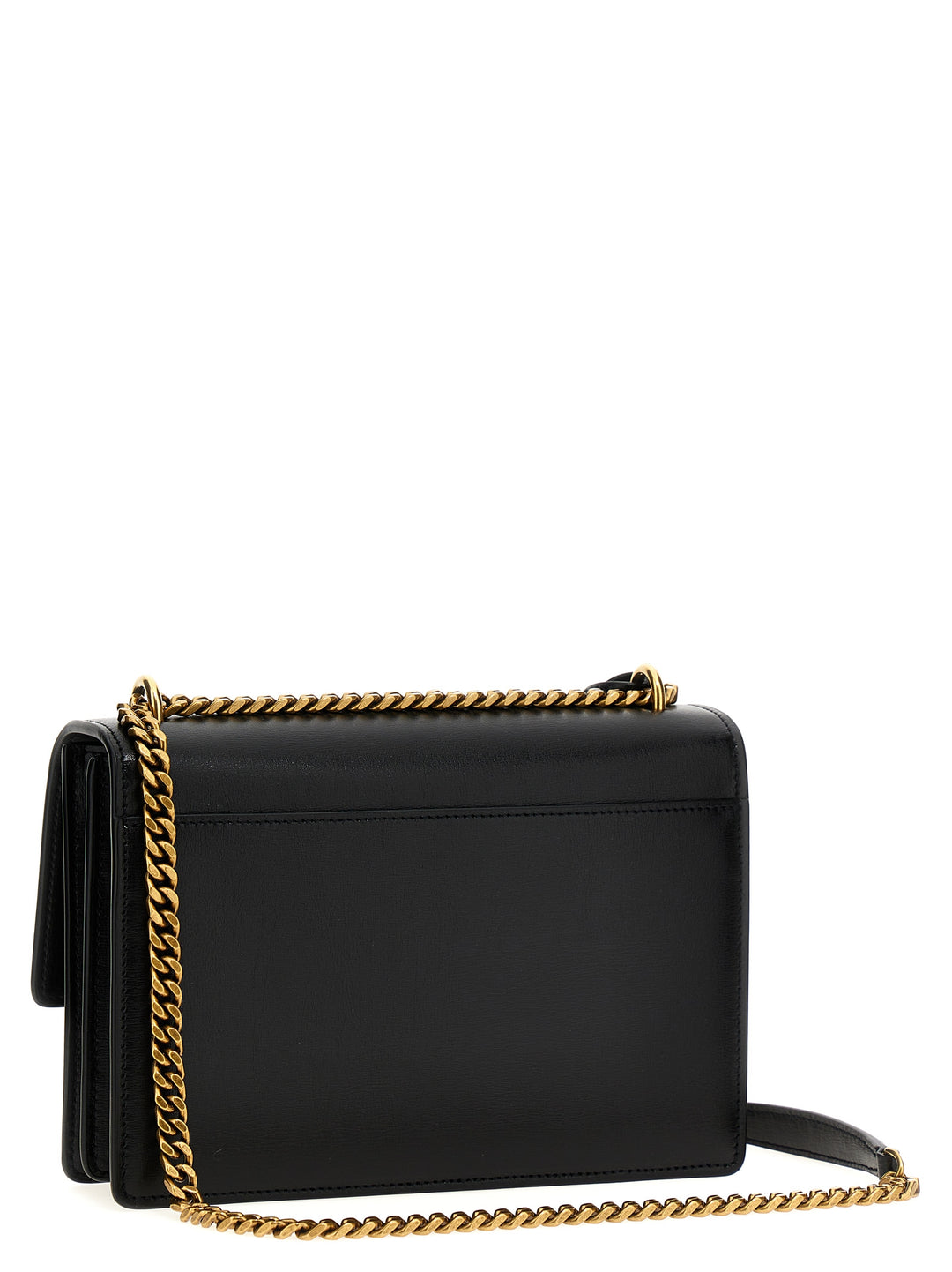 Saint Laurent Sunset Crossbody Bags - Black | b640f2f4f7dfe4ccf778bdfaff95d373a9a83417