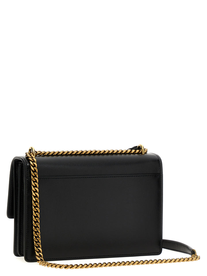 Saint Laurent Sunset Crossbody Bags - Black | b640f2f4f7dfe4ccf778bdfaff95d373a9a83417
