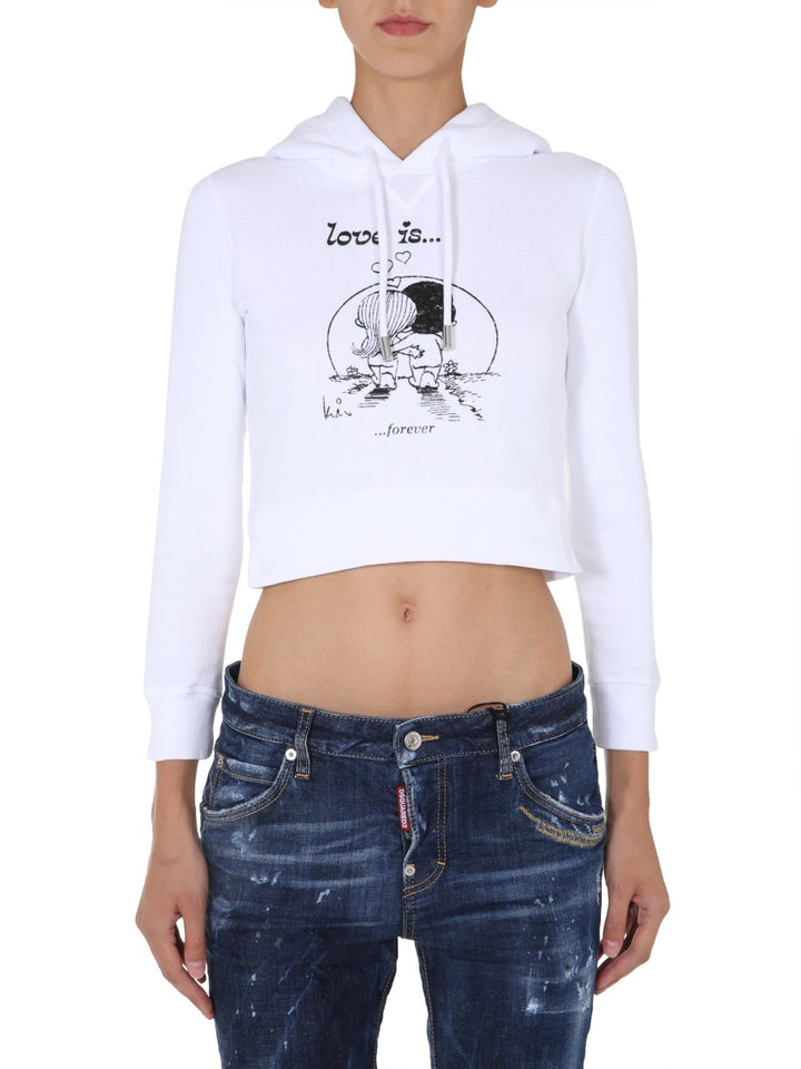 Dsquared2 Sweatshirts - White | Wanan Luxury