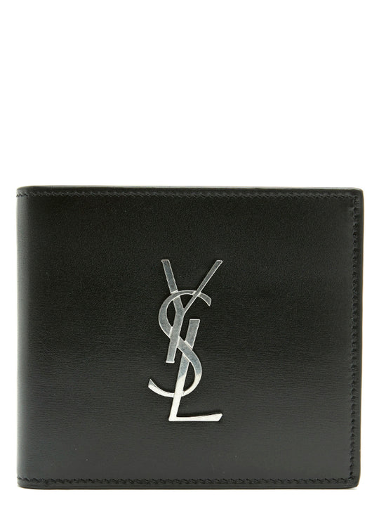 Logo Wallet Wallets And Card Holders Black