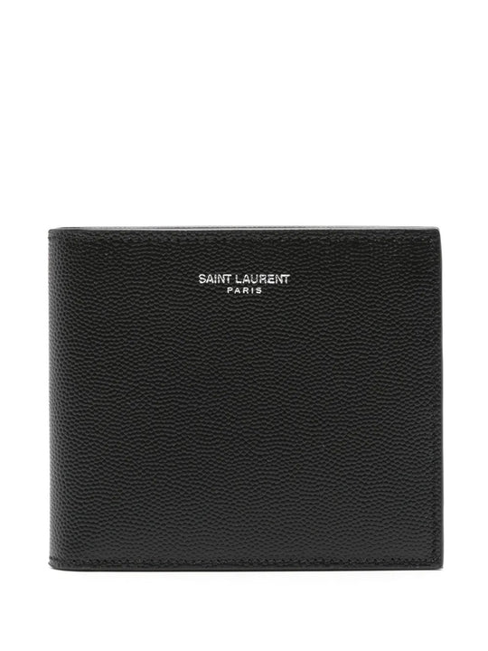 Paris East/West Bi-Fold Wallet In Grain De Poudre Leather