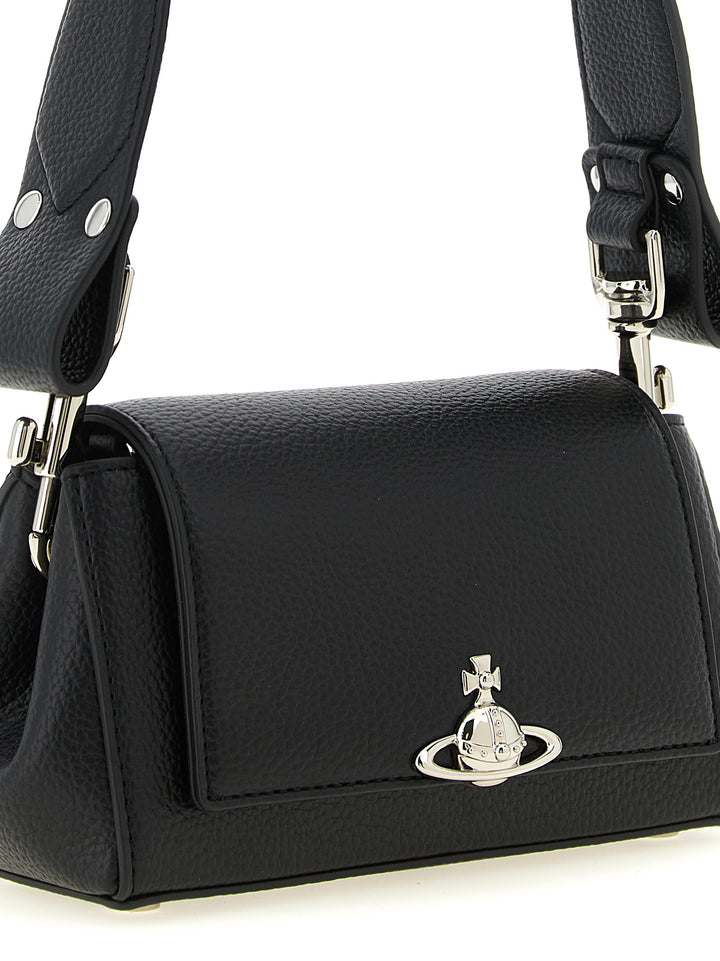Vivienne Westwood Hazel Shoulder Bags - Black | bd970424305317bca83cbe6c2a3eeabed6865699