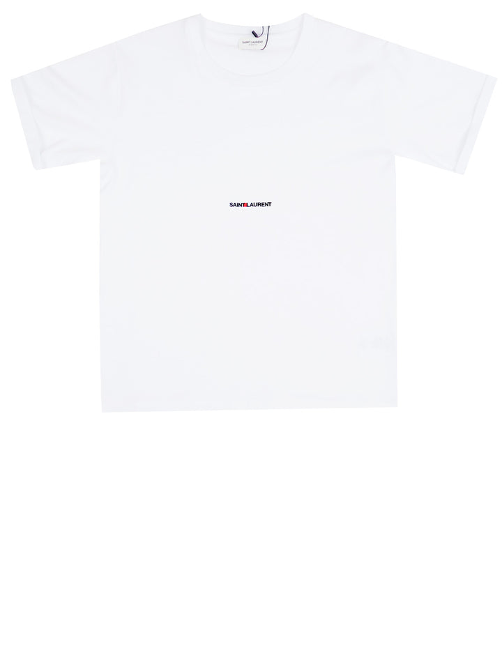 Saint Laurent Paris T-shirts - White | 22edf7dff68d49edd50dea21b8d30d6da42becad