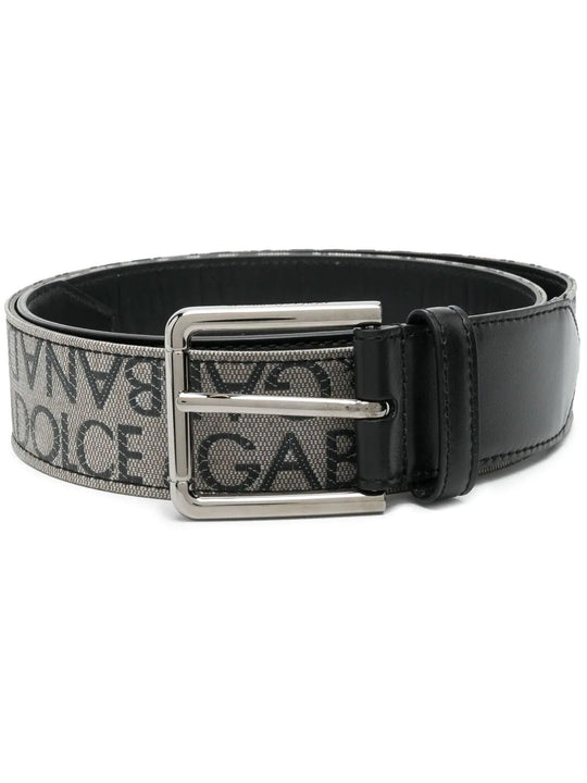Belt With Logo Embroidered Buckle