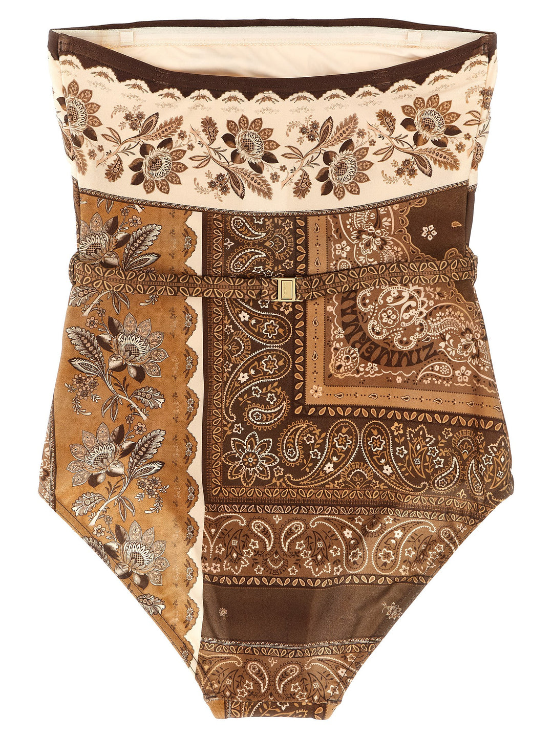 Zimmermann Lucky Bandeau Beachwear - Brown | c935b5cdc0cf34fd3c03bfe6eba3ac20843bd2e2