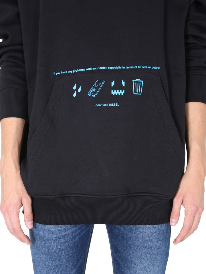 Diesel Sweatshirts - Black | Wanan Luxury