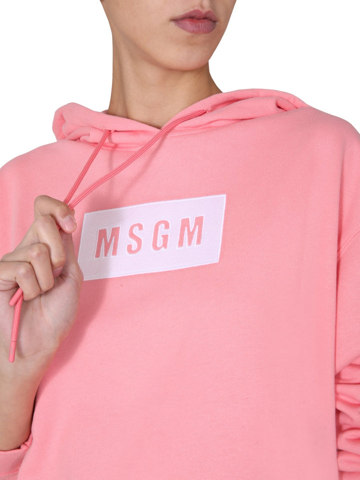 Msgm Sweatshirts - Pink | 1c11815b85180fd084f3cecd7a732e6e7f13b23e