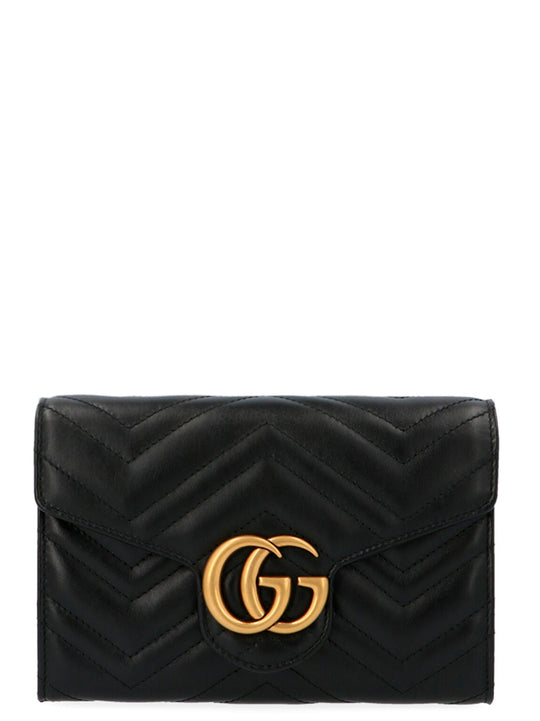 Gg Marmont 2.0 Crossbody Bags Black