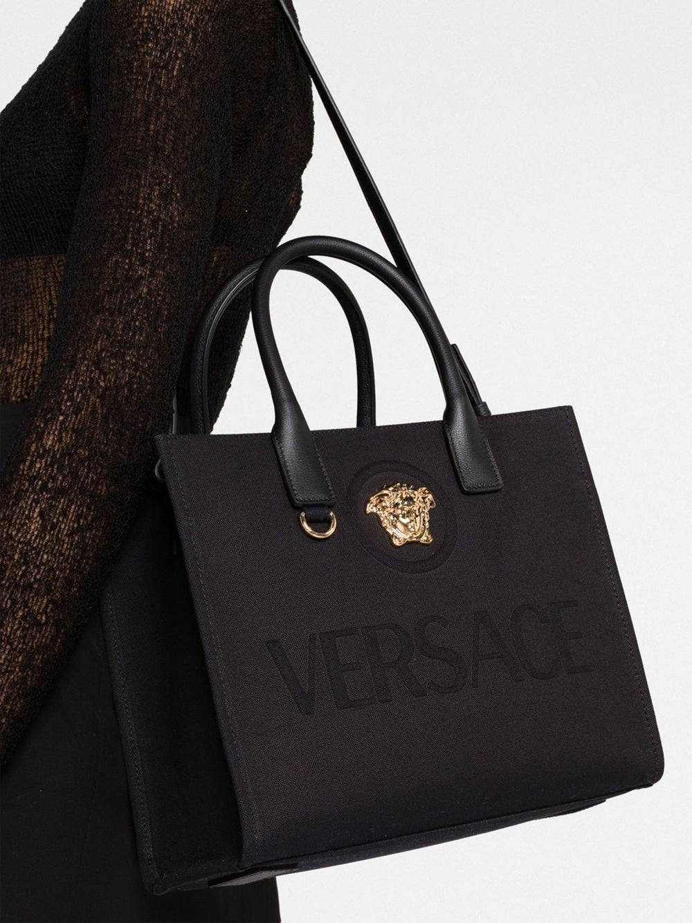 Versace Totes - Black | 4d626dc5114fc13d9a5724f7f1d94c1adc943a14