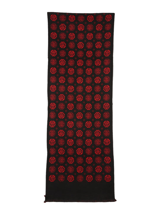 Scarf With Jacquard Pattern