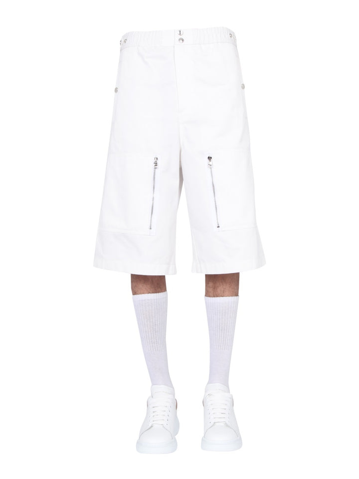 Alexander McQueen Shorts - White | Wanan Luxury