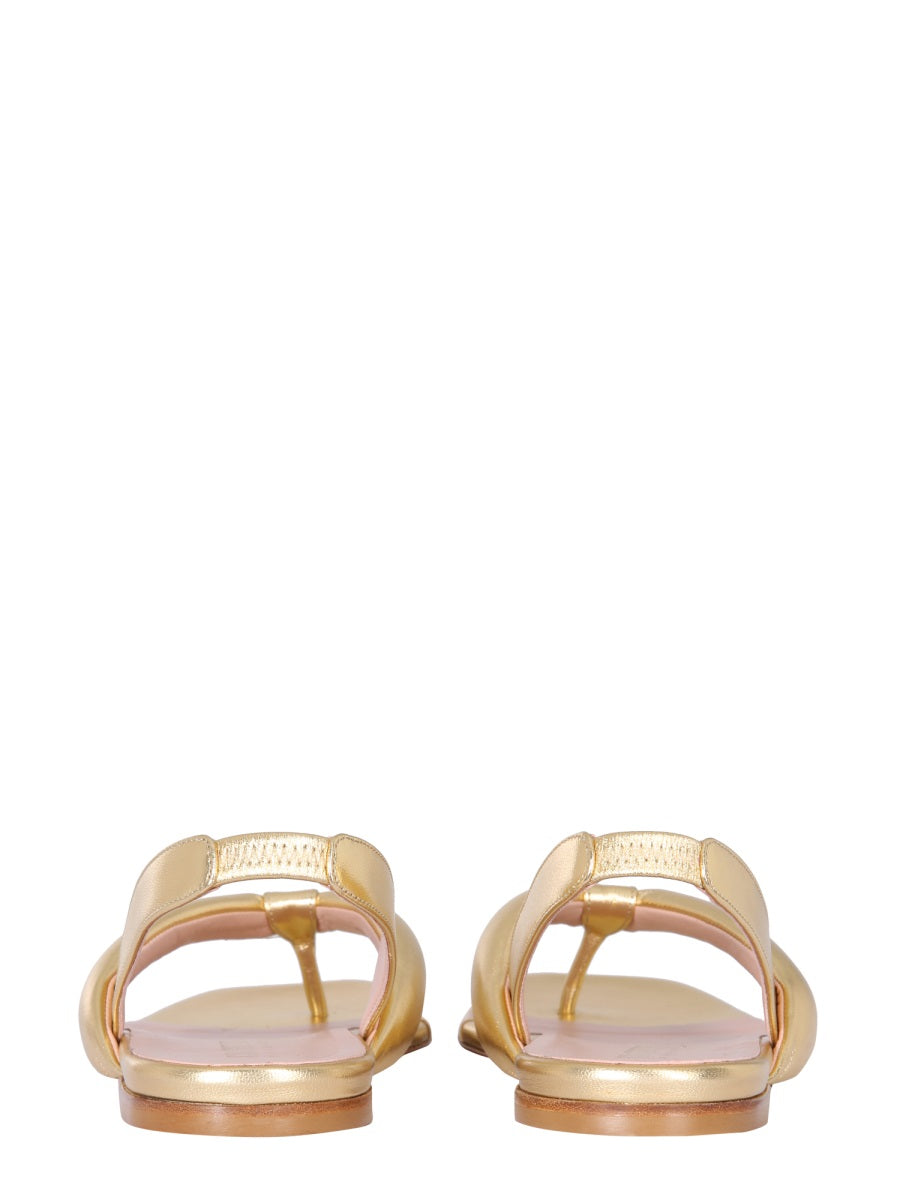 Gia Borghini Sandals - Gold | Wanan Luxury