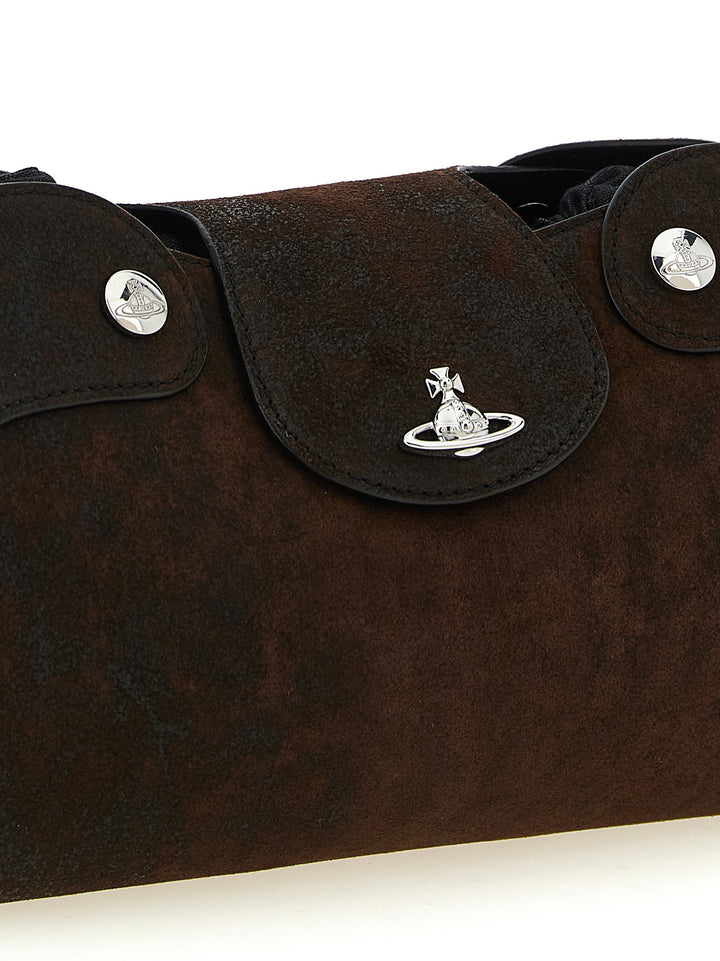 Vivienne Westwood Wilma Clutch - Brown | 8997a5dd28e3773e491cc73debfb1c6ba1881a06