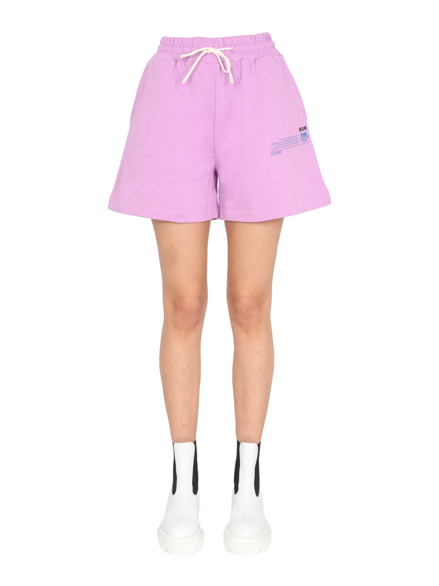 Msgm Shorts - Pink | 5c0e04aa5c73a8bfa74e89c4a3ae306e1a796bbb