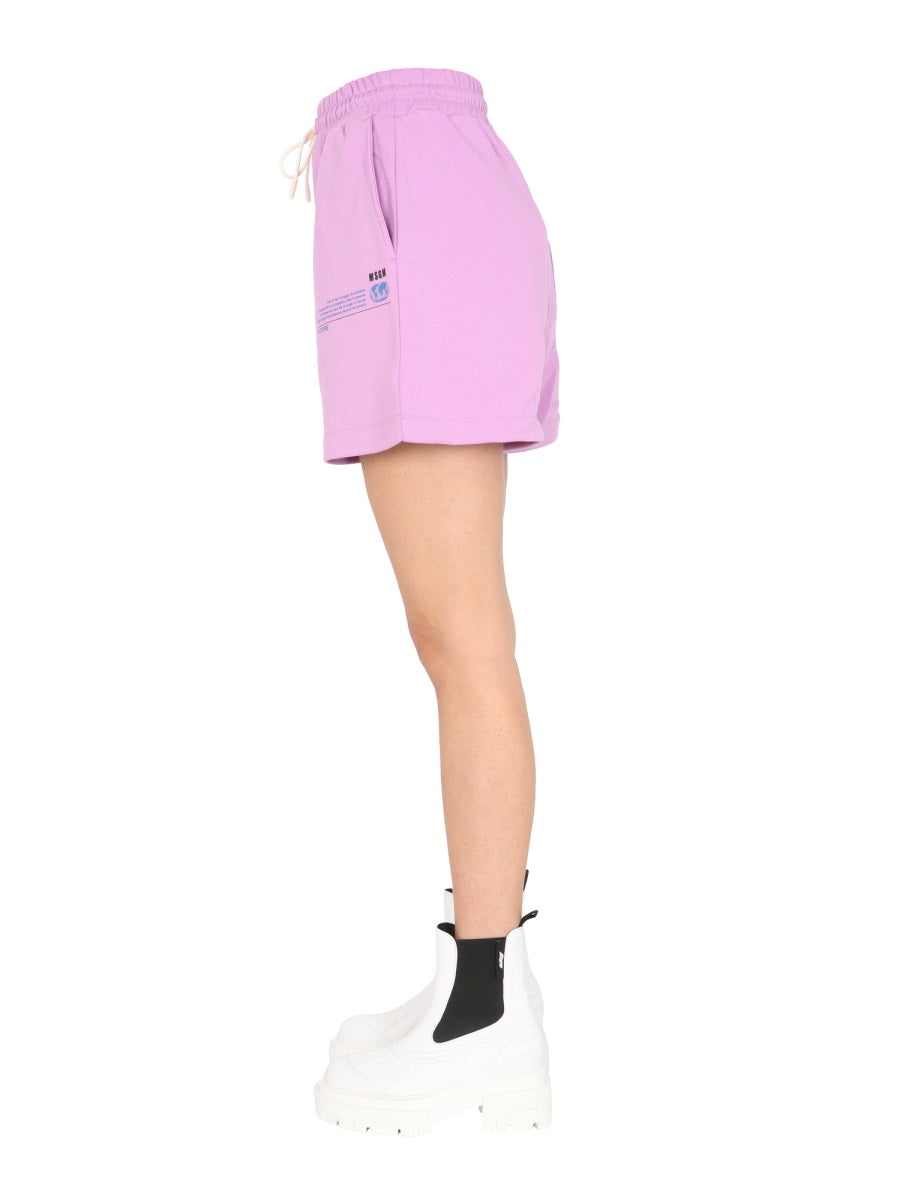 Msgm Shorts - Pink | a81be068c09e88a8421bff5ba1ce4c58532cf61f