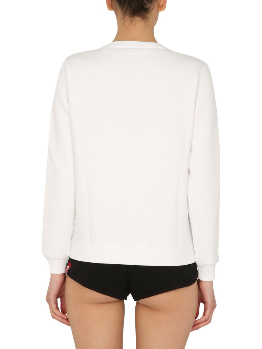 Alpha Industries Sweatshirts - White | Wanan Luxury