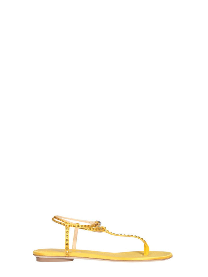 Giannico Sandals - Yellow | Wanan Luxury