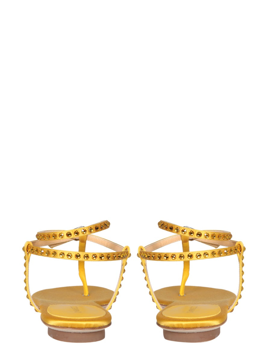 Giannico Sandals - Yellow | Wanan Luxury