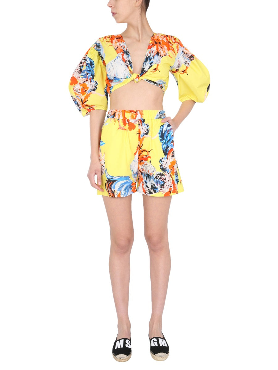 MSGM Shorts - Yellow | Wanan Luxury