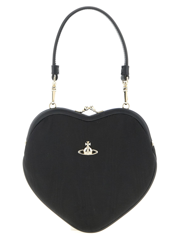 Vivienne Westwood Belle Heart Frame Purse Hand Bags - Black | 729bca7b91f5da3b469be54916c6936e093599b3