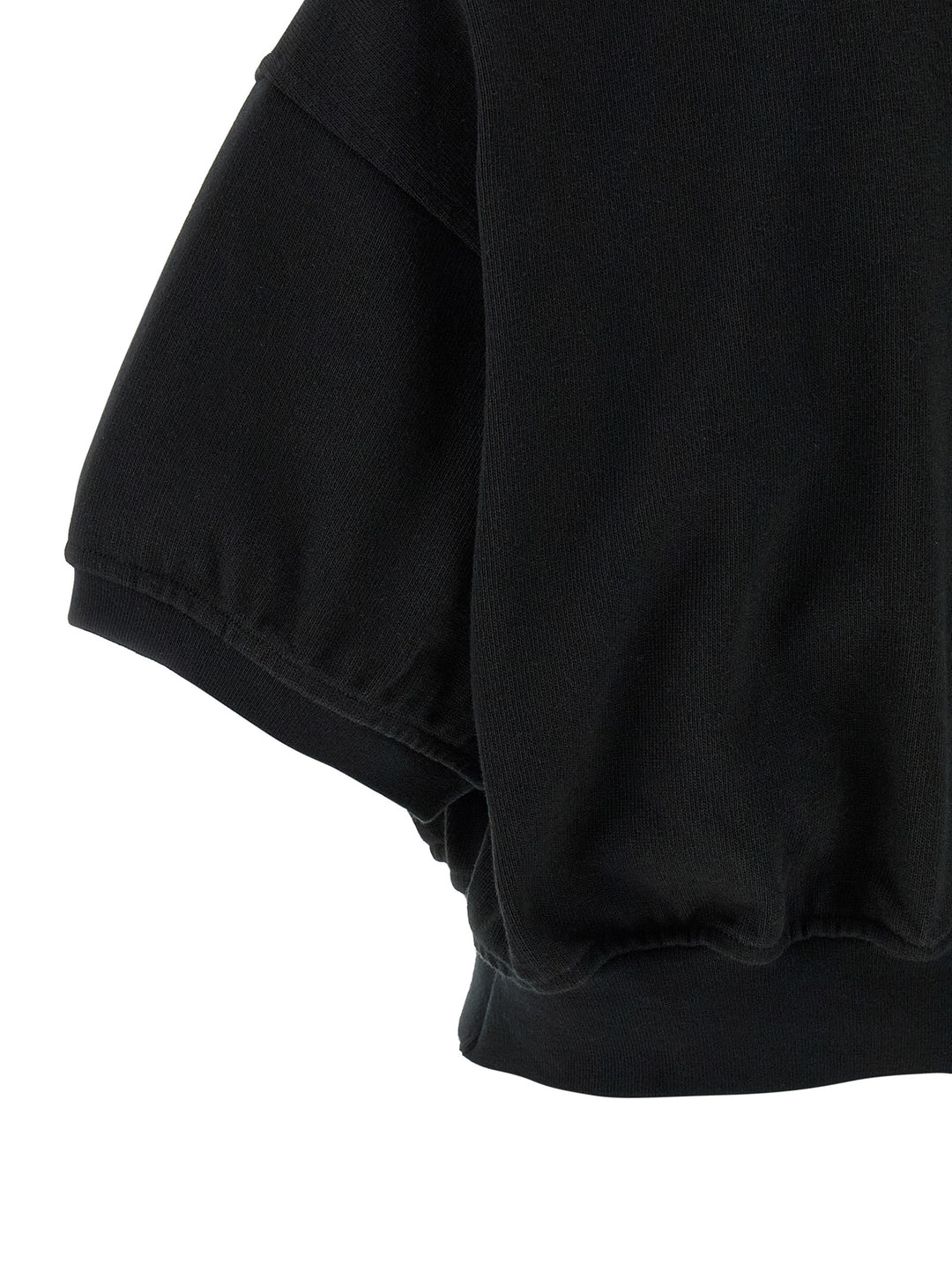 T By Alexander Wang Intarsia Collar  Shirt Polo - Black | 6f2c3af88bf480205139cfcb468997d5e8fe52d5