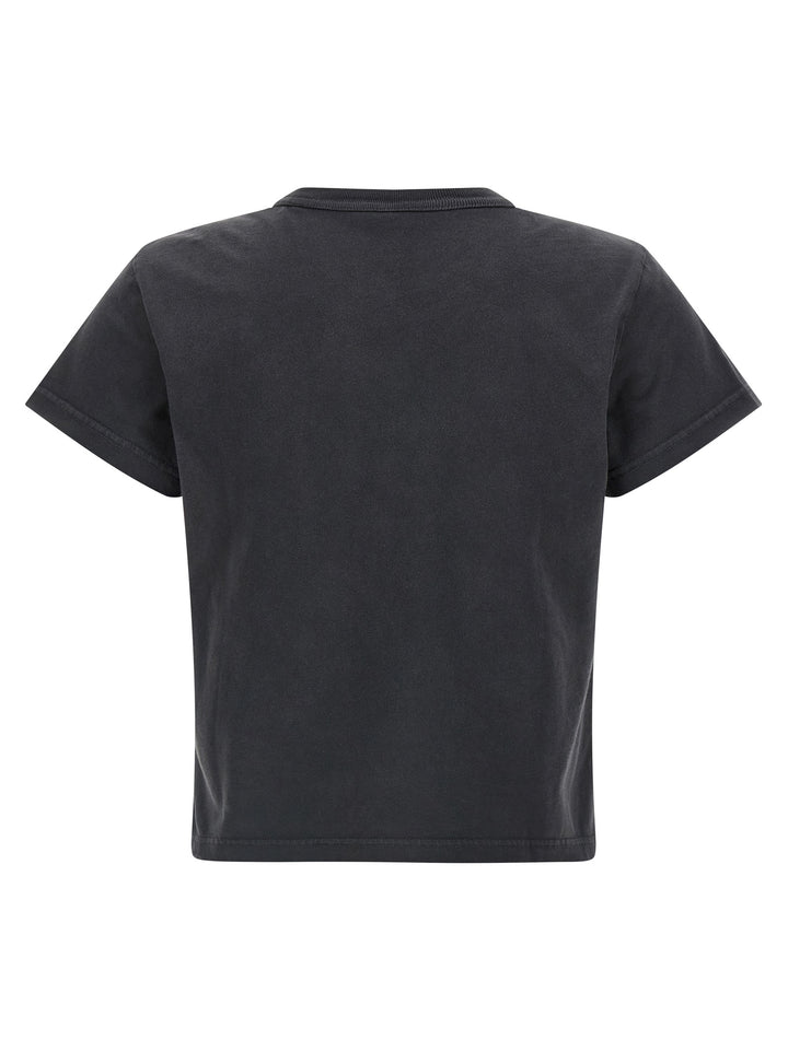 T By Alexander Wang Hotfix Logo T-shirt - Black | 547bb035e9621b65a3fe5d1b0329efc1f38f71ee
