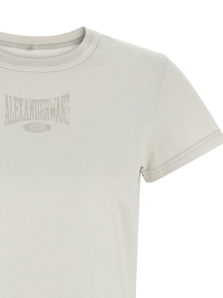 T By Alexander Wang Lived Logo T-shirt - White | c8a005a3a30f5b26014150484447b3079bd742b8