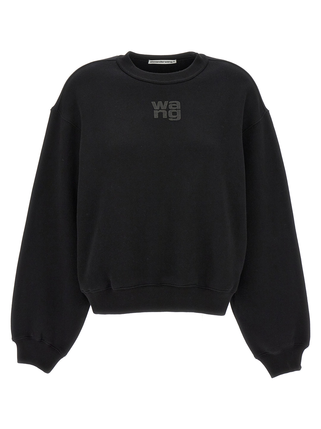 T By Alexander Wang Essential Terry Sweatshirt - Black | f739b909ef5223a02273f3e54907f59c0ef42dd8