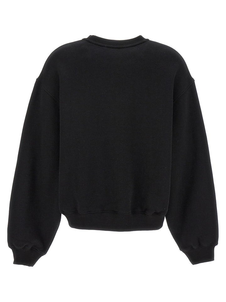 T By Alexander Wang Essential Terry Sweatshirt - Black | ab6ad1976fb27372a5e78a5101bc25d387bfa378
