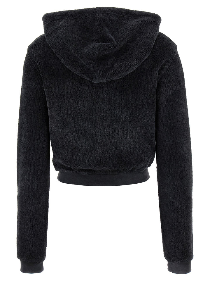 T By Alexander Wang Terry Hoodie Sweatshirt - Black | b0a9b23c6cbc88010d29ffa6cde2578af1524666