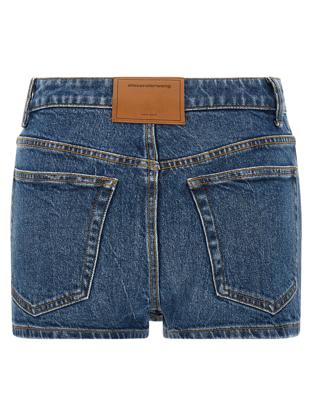 Denim X Alexander Wang Denim Skort Bermuda and Short - Blue | ac4d3adbf0679168a66a43bcc074ac933c0078b7