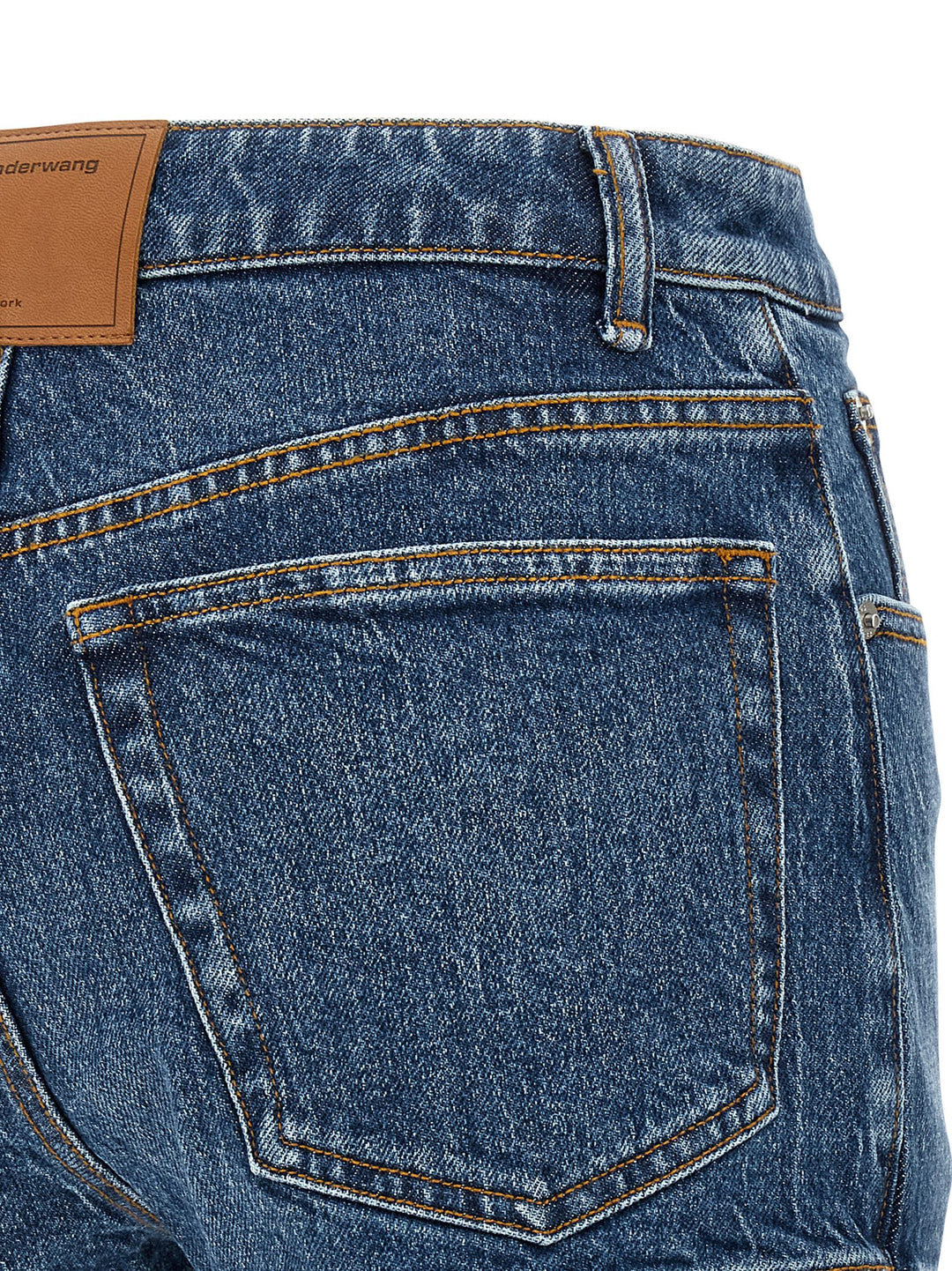 Denim X Alexander Wang Denim Skort Bermuda and Short - Blue | d8390738eb5335ef9ec2dc070836e3d9d7ac98e5