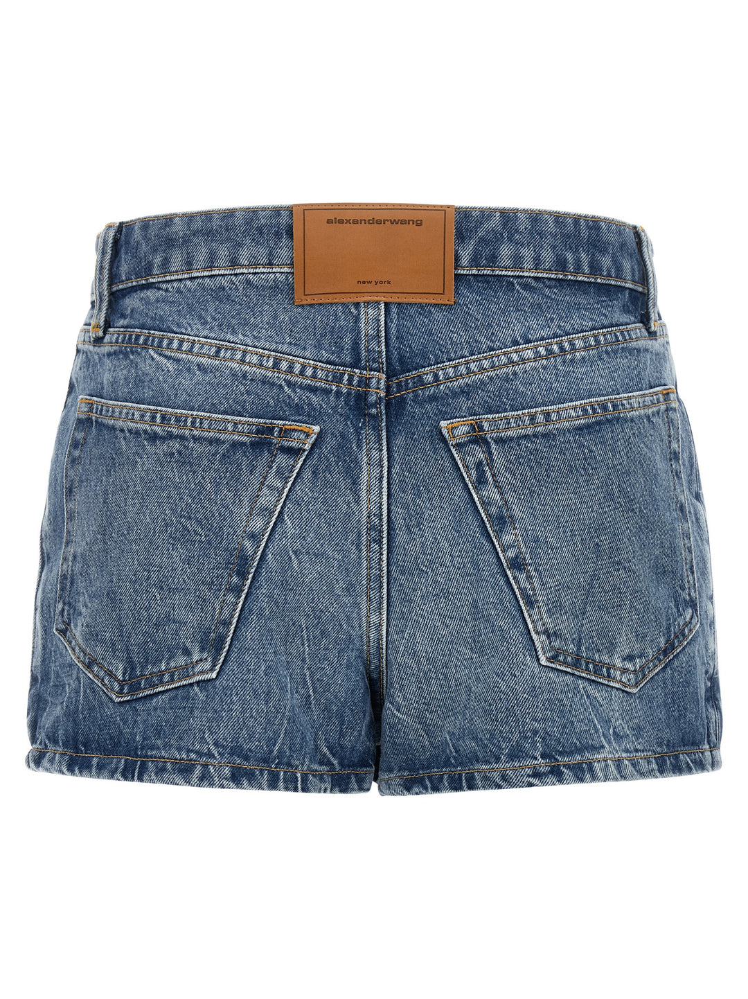Alexander Wang Denim Skort Bermuda and Short - Light Blue | eab59b06ea1fbc84c170573e638adfbc55760433