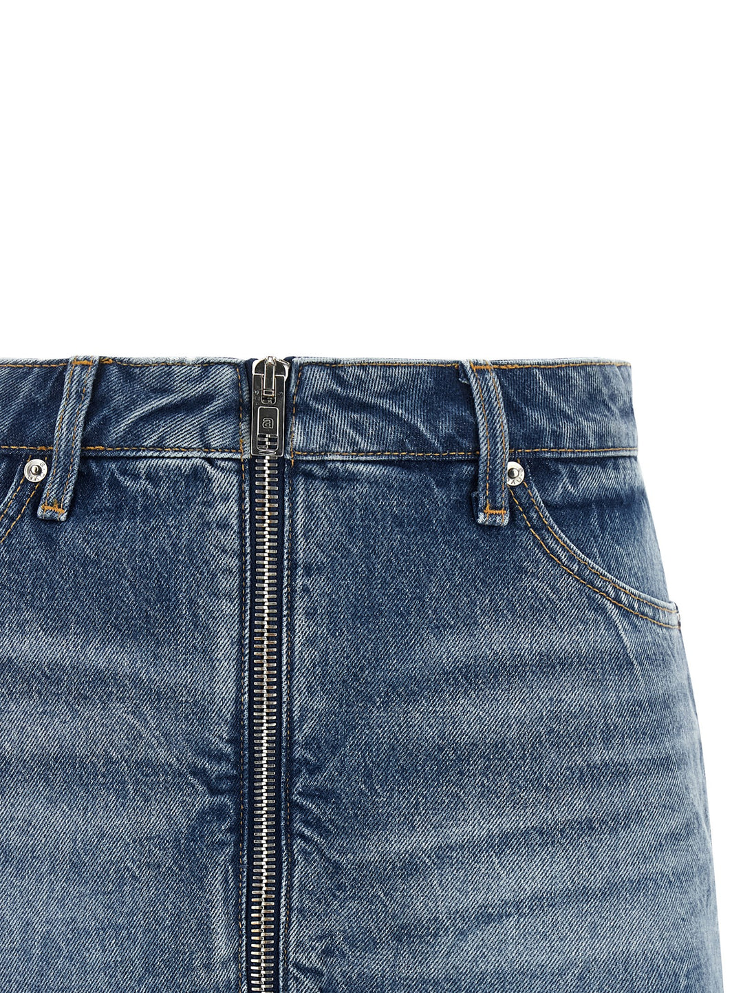 Alexander Wang Denim Skort Bermuda and Short - Light Blue | 90a02c5350fe6194e9b44739b030c03daeffe6e4