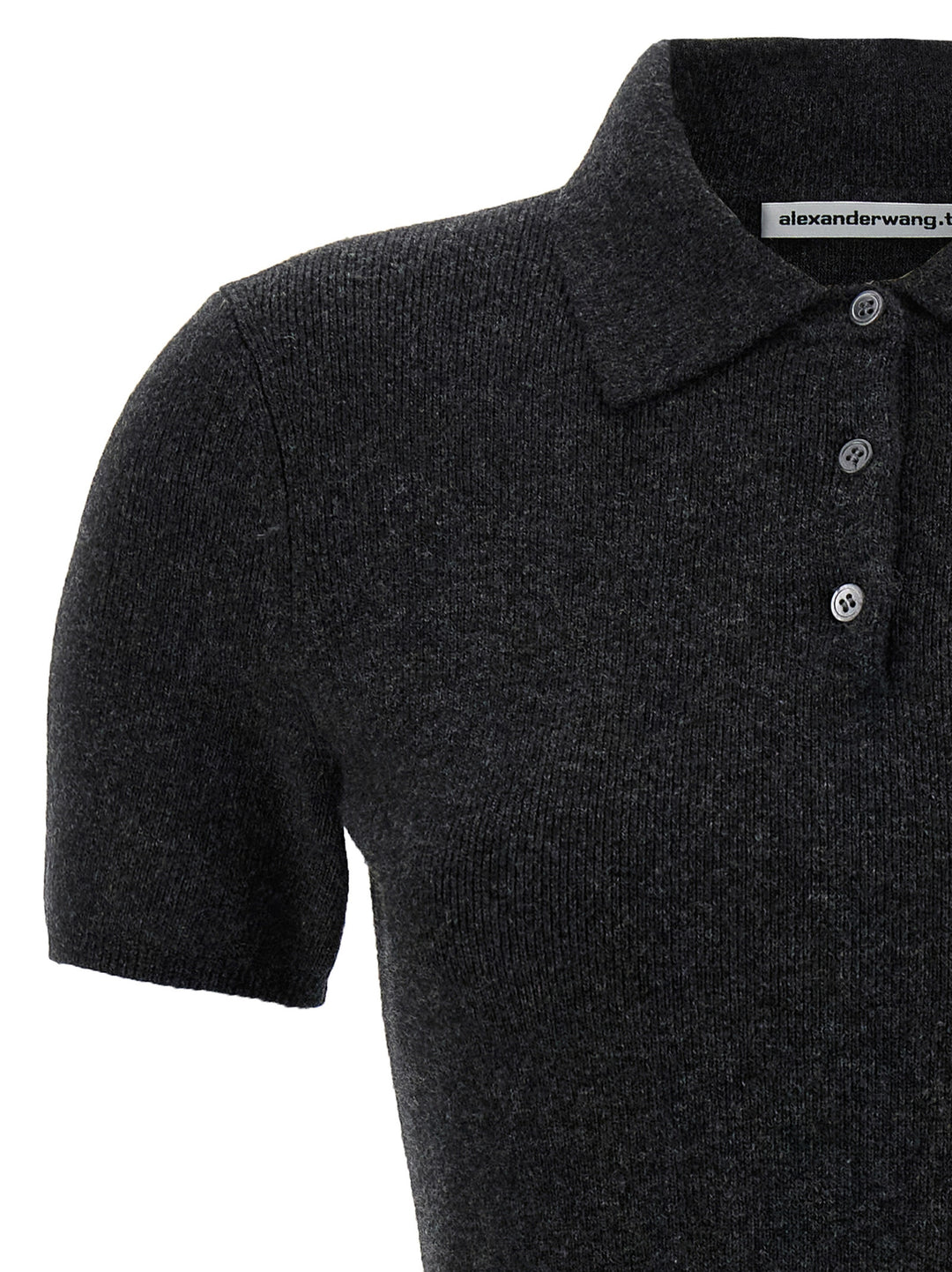 T By Alexander Wang Polo Dress Dresses - Gray | d61e313d538ff2a546c68fea27783493e43e3656