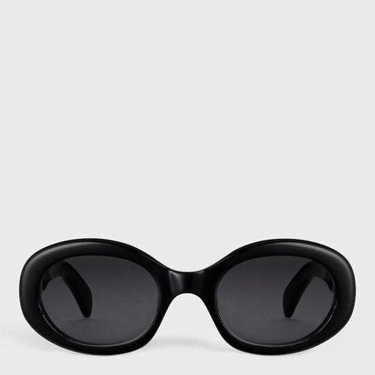 Triomphe 01 Sunglasses In Acetate Black