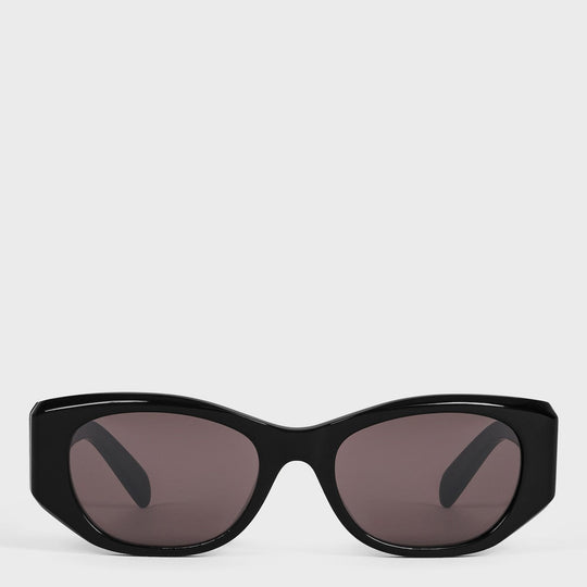 Rectangular S329 Sunglasses In Black Acetate
