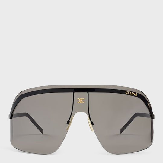 Morning Shade Black Metal Sunglasses
