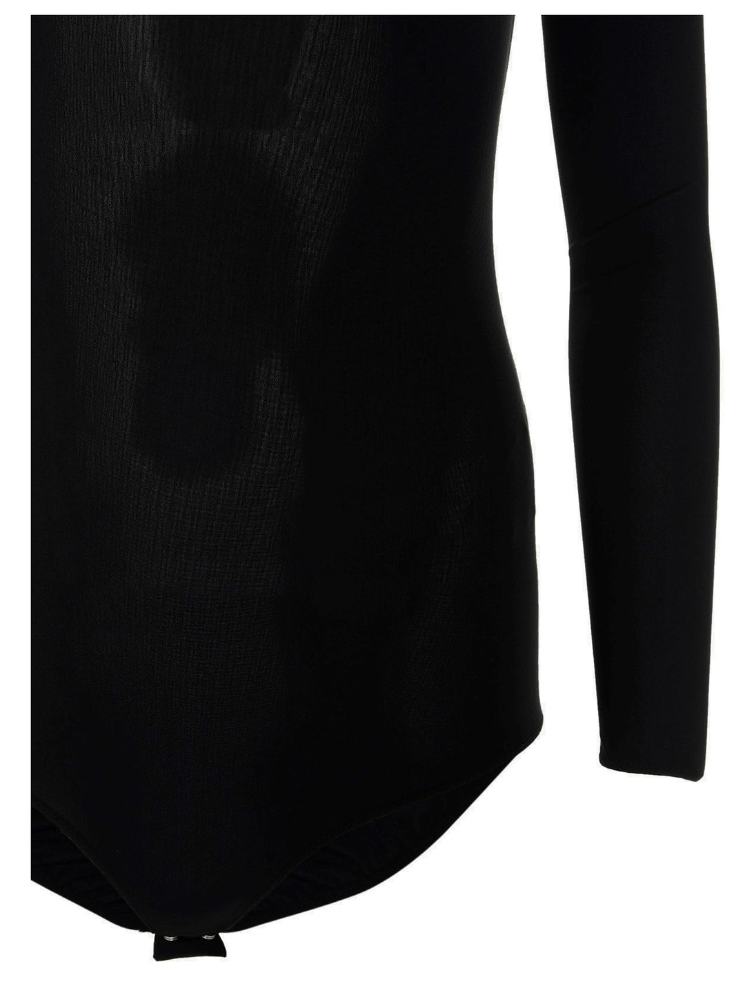 Maison Margiela Long Sleeves Crew Neck Bodysuit Tops - Black | c25792954bba1fab3545842e333b713bc03aa116
