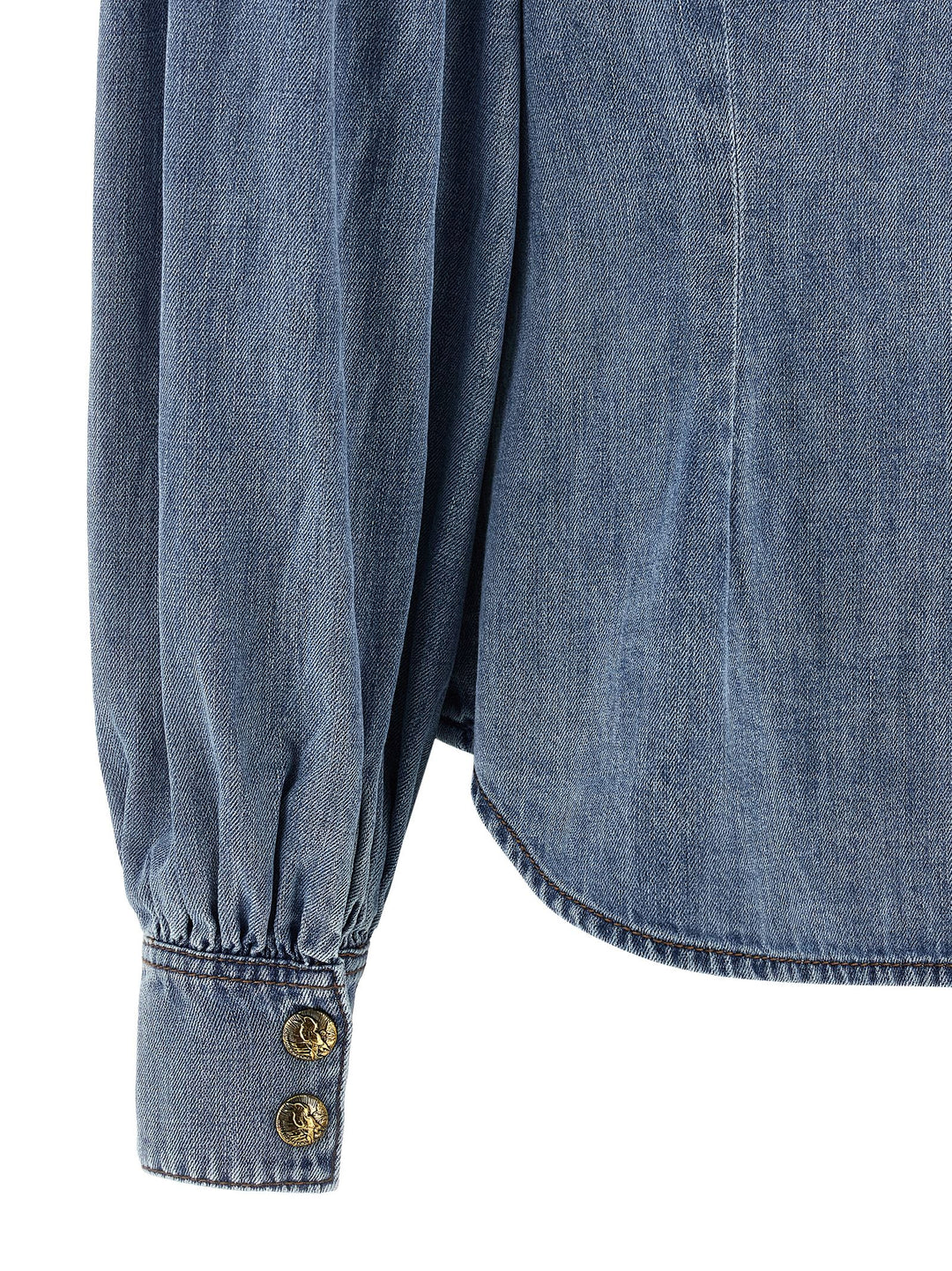 Zimmermann Denim Shirt Shirt and Blouse - Light Blue | b900350fb929ea3d5f99e18d1317718fee87cf1f