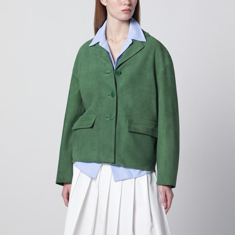 Salvatore Santoro Coats & Jackets - Green | 7d675422b27f9881aa0db1909ca24e649ea12b2e