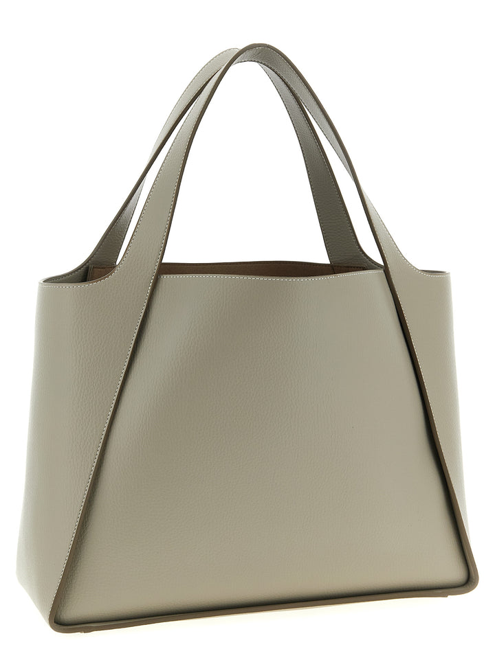 Stella Mccartney The Logo Bag Tote Bag - Beige | 9d7e3187371f4f09badb29d9ccf39228fe69d6f2
