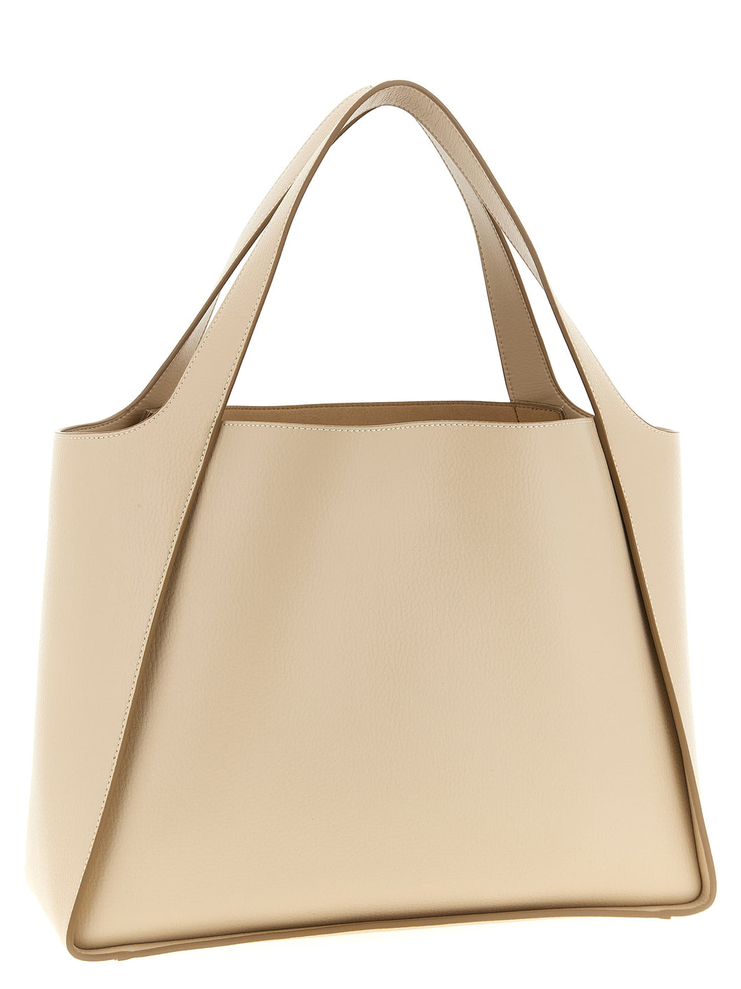 Stella Mccartney The Logo Bag Shoulder Bags - Beige | 1ba96004fca11cb79d300bfb7ea2c47d321f90b1