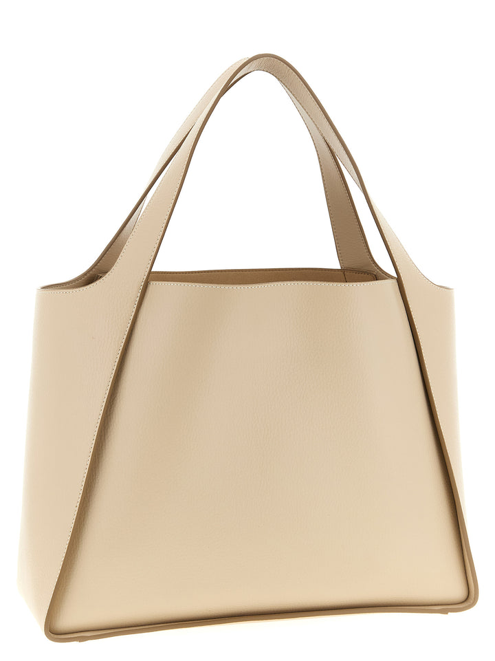 Stella Mccartney The Logo Bag Shoulder Bags - Beige | 1ba96004fca11cb79d300bfb7ea2c47d321f90b1