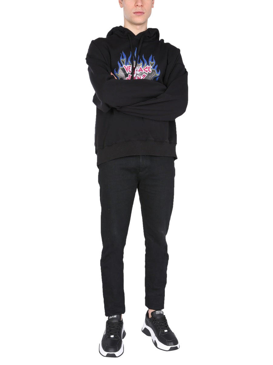 Versace Jeans Couture Sweatshirts - Black | Wanan Luxury