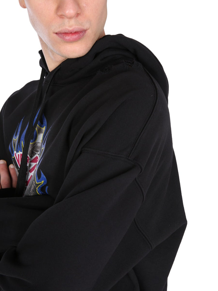 Versace Jeans Couture Sweatshirts - Black | Wanan Luxury